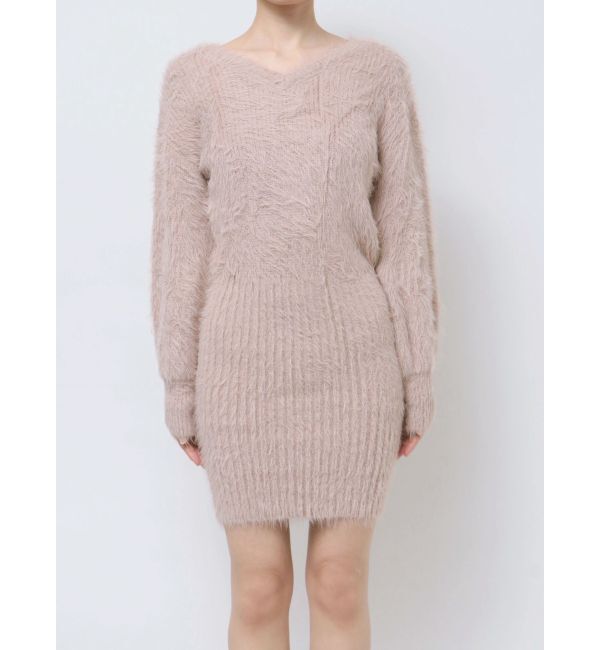 RESEXXY「シャギーミニワンピース」|ワンピース|