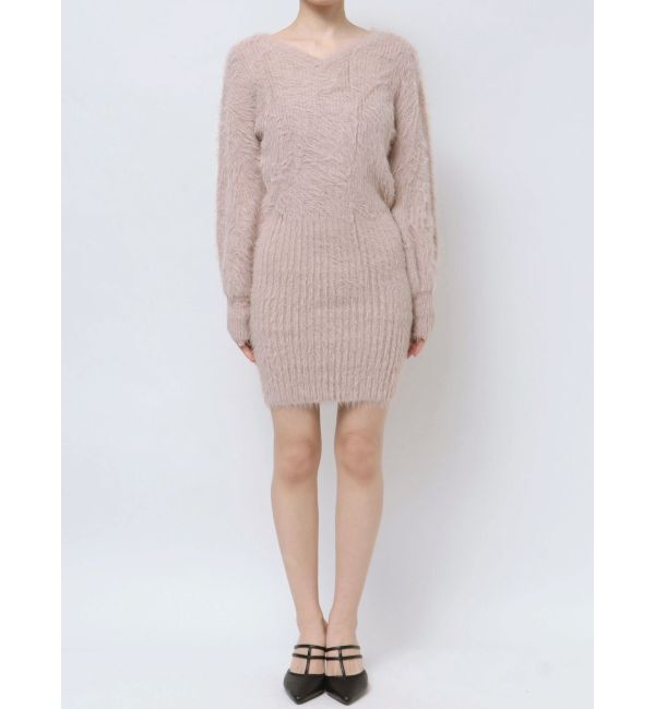 RESEXXY「シャギーミニワンピース」|ワンピース|