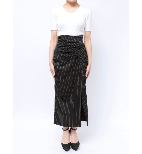 RESEXXY「ギャザーデザインタイトスカート」|スカート|