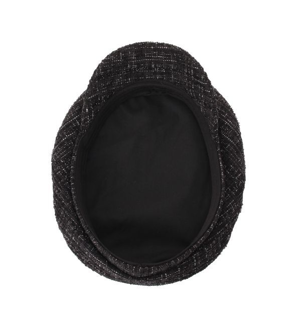 dazzlin「ラメツイードキャスケット」|キャップ・キャスケット|