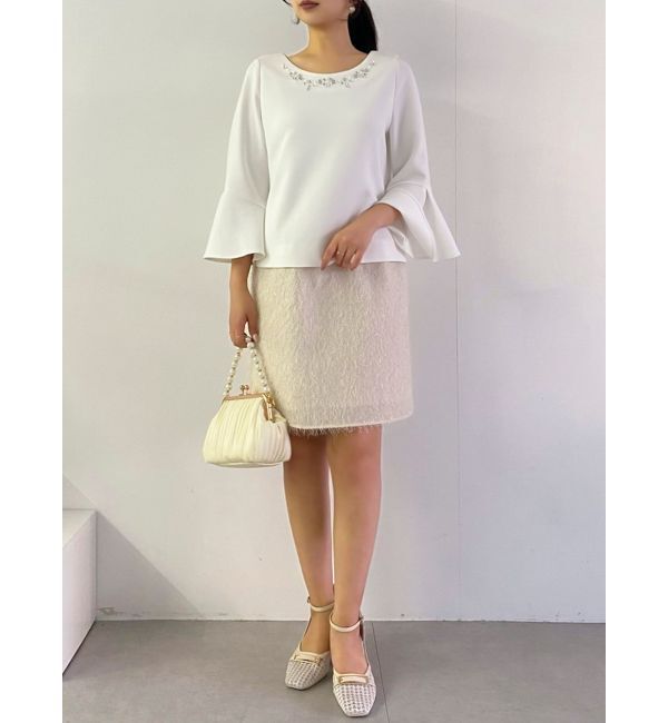 dazzlin「ジャカード切替サックワンピース」|ワンピース|