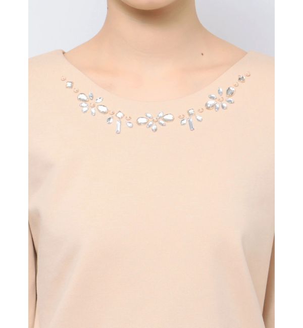 dazzlin「ジャカード切替サックワンピース」|ワンピース|