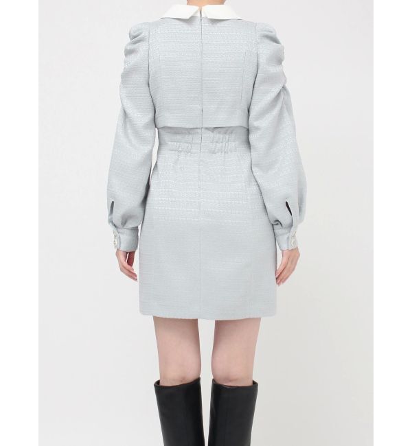 dazzlin「ツイードドッキングミニワンピース」|ワンピース|