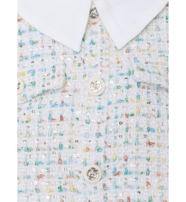 dazzlin「ツイードドッキングミニワンピース」|ワンピース|