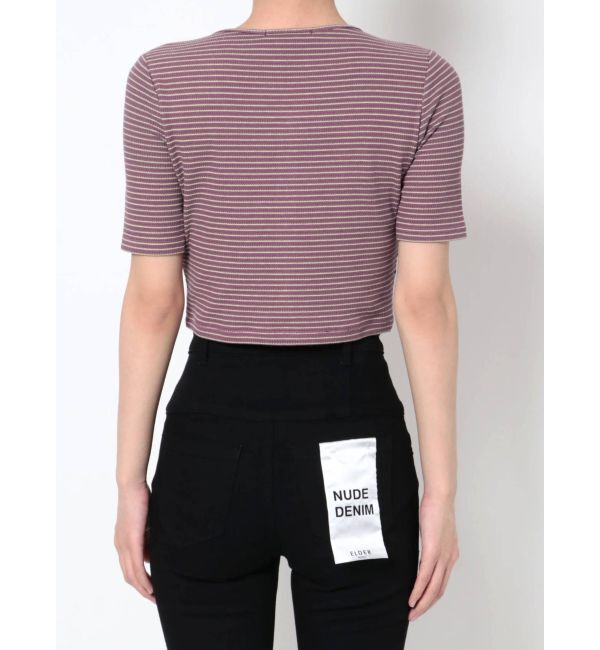 EMODA「コンパクトショートリブニット」|Tシャツ・カットソー|