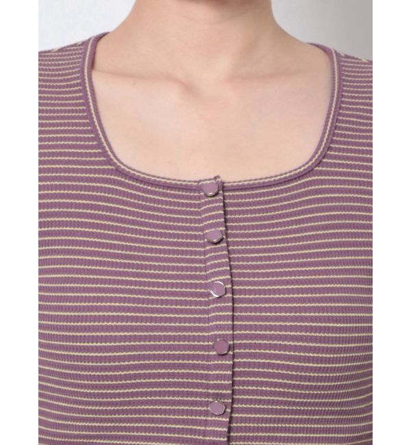 EMODA「コンパクトショートリブニット」|Tシャツ・カットソー|