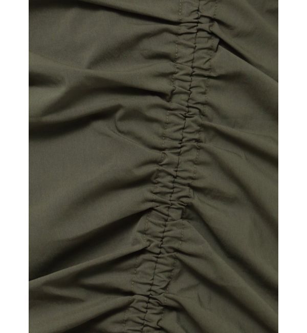 EMODA「ドローストリングナイロンマキシワンピース」|ワンピース|