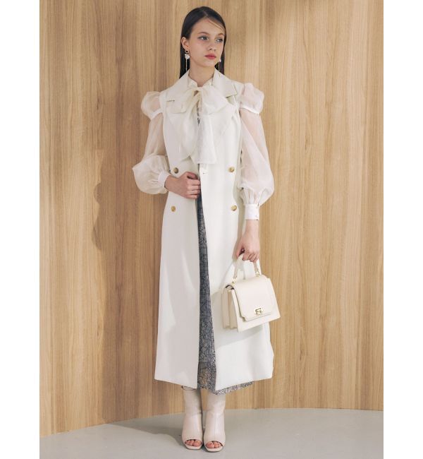 MERCURYDUO「ベルト付ロングジレ」|ベスト・ジレ|