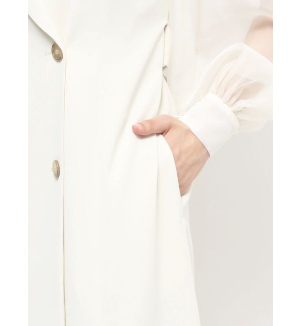 MERCURYDUO「ベルト付ロングジレ」|ベスト・ジレ|