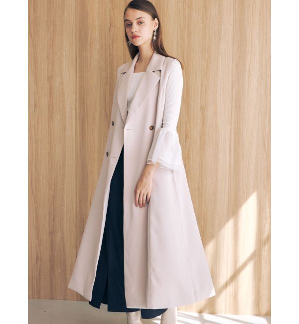 MERCURYDUO「ベルト付ロングジレ」|ベスト・ジレ|