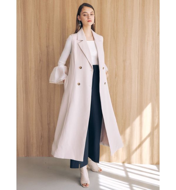 MERCURYDUO「ベルト付ロングジレ」|ベスト・ジレ|