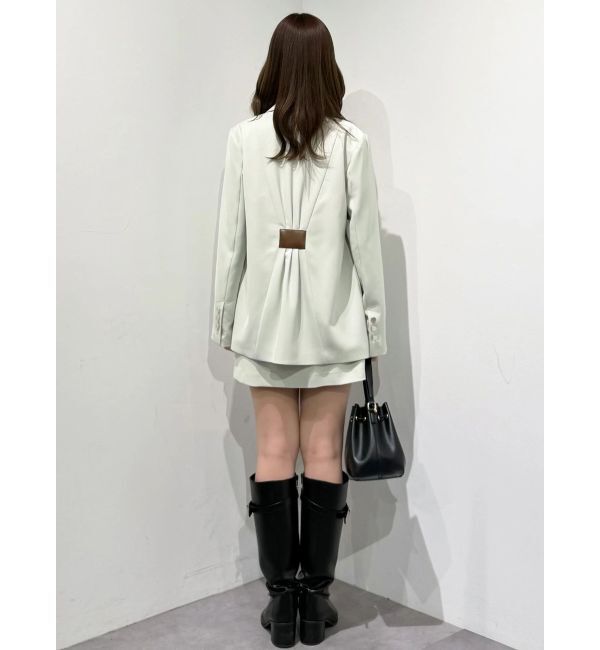 MERCURYDUO「【セットアップ着用可】ドレープミニスカート」|スカート|