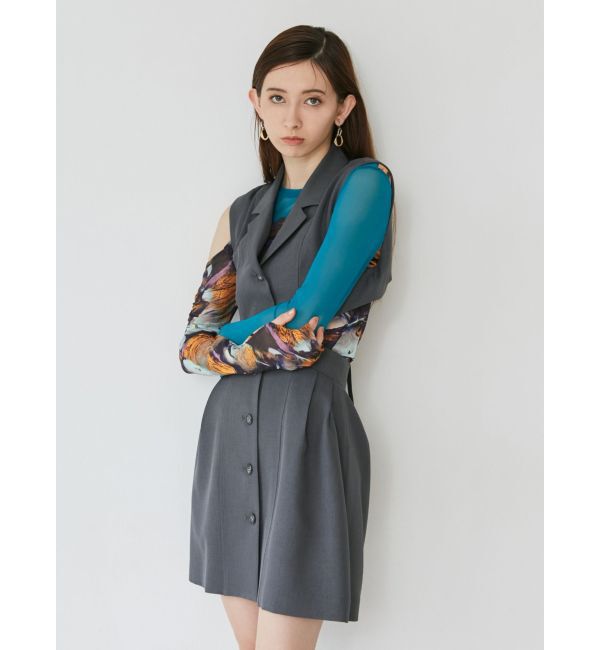 MURUA「ジャケットデザインミニワンピース」|ワンピース|