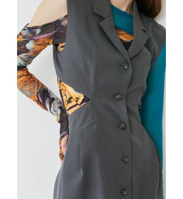 MURUA「ジャケットデザインミニワンピース」|ワンピース|