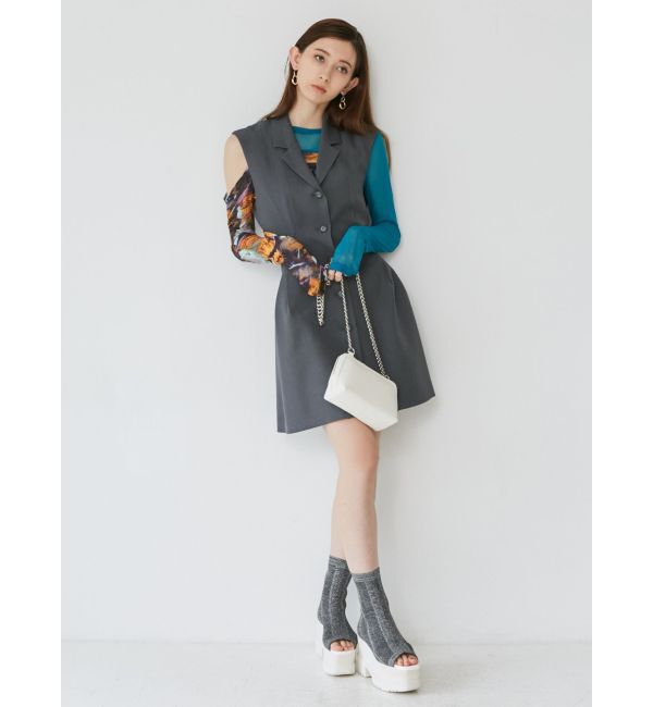 MURUA「ジャケットデザインミニワンピース」|ワンピース|