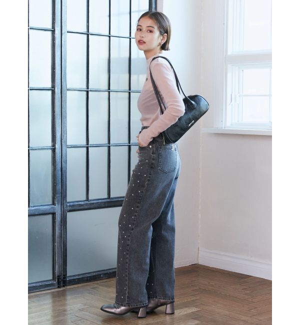 MURUA「ランダムホットフィックスデニム」|デニム|