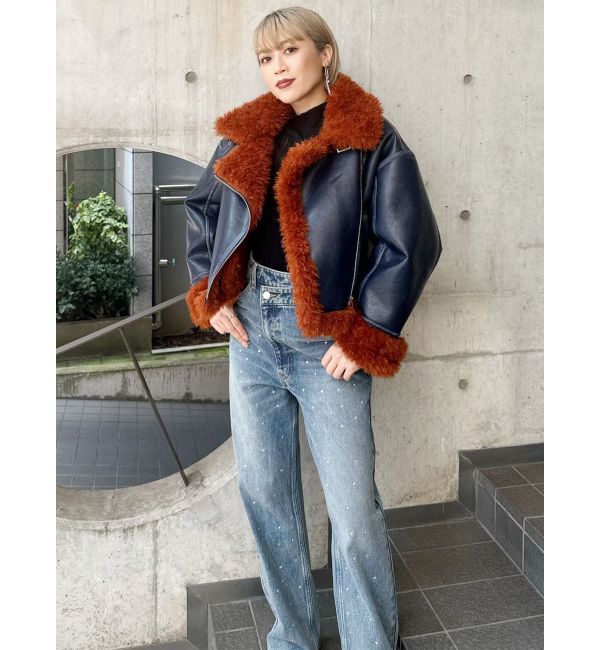 MURUA「ランダムホットフィックスデニム」|デニム|