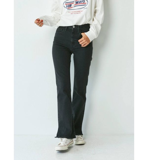 Ungrid「ストレッチフレアデニム」|デニム|