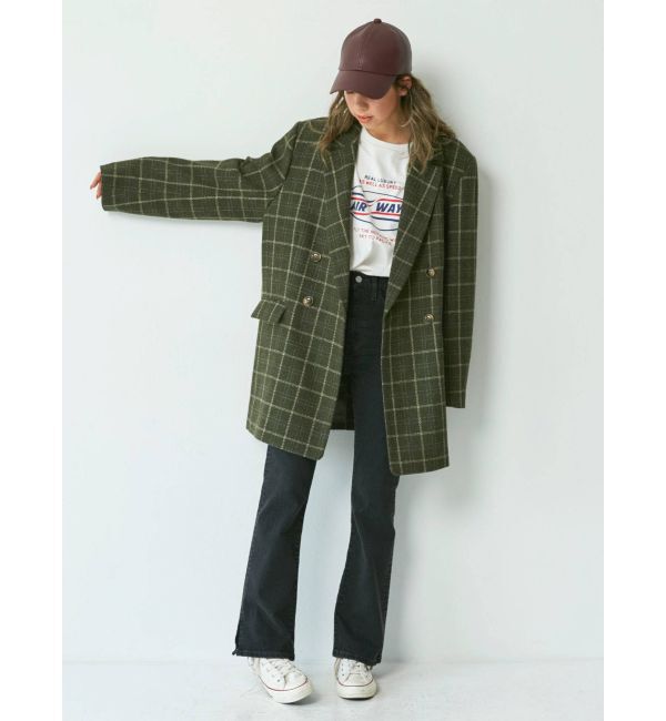 Ungrid「ストレッチフレアデニム」|デニム|