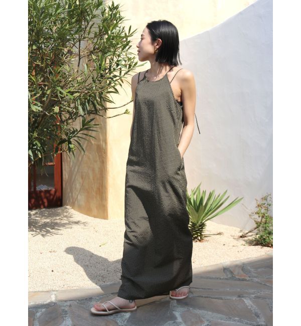 Ungrid「ギンガムチェックフィットキャミワンピース」|ワンピース|