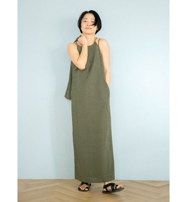 Ungrid「ギンガムチェックフィットキャミワンピース」|ワンピース|