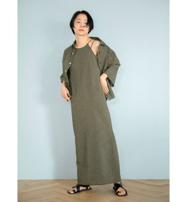 Ungrid「ギンガムチェックフィットキャミワンピース」|ワンピース|