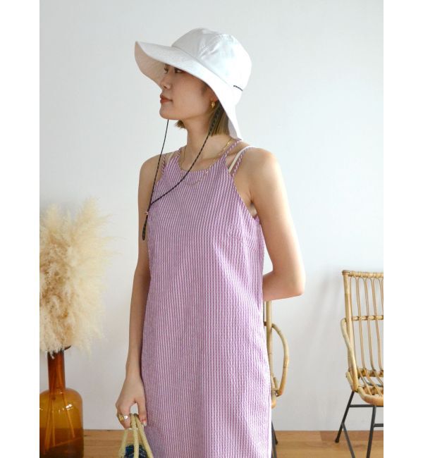 Ungrid「ギンガムチェックフィットキャミワンピース」|ワンピース|