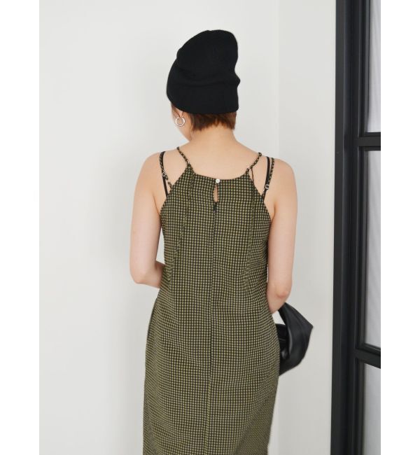 Ungrid「ギンガムチェックフィットキャミワンピース」|ワンピース|