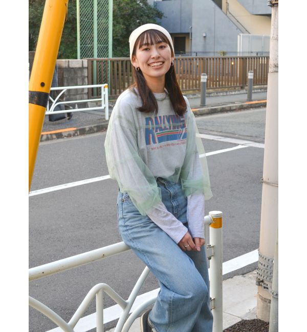 Ungrid「チュールシアールーズトップス」|シャツ・ブラウス|