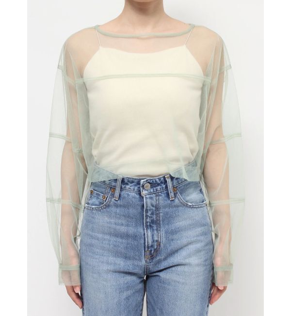 Ungrid「チュールシアールーズトップス」|シャツ・ブラウス|