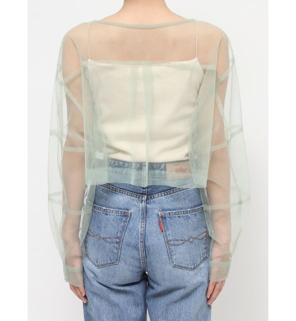 Ungrid「チュールシアールーズトップス」|シャツ・ブラウス|