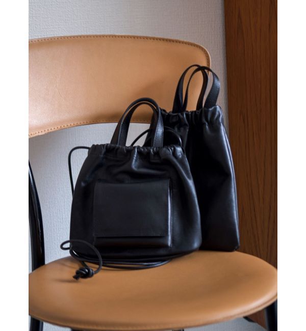 Ungrid「スクエアショルダーレザーバッグ」|ショルダー・メッセンジャー|