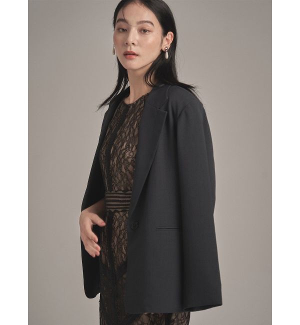 LAGUNAMOON「【追加生産】LADYスタンダードジャケット」|テーラードジャケット|チャコールグレー