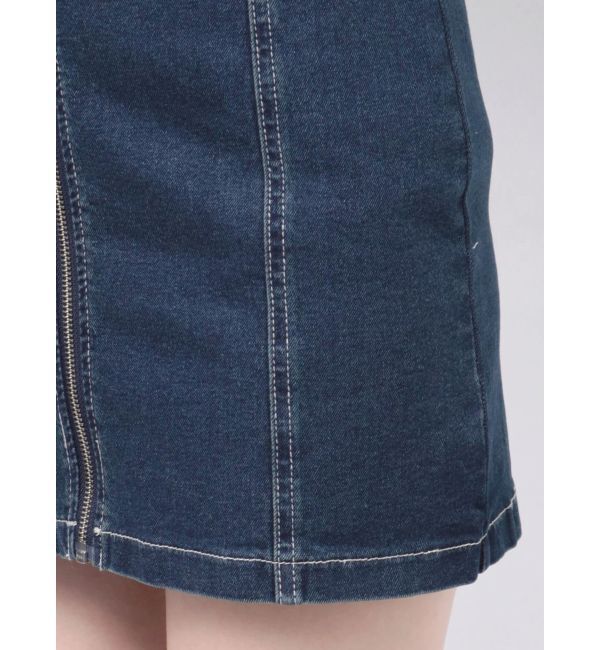 EVRIS「スクエアネックデニムミニワンピース」|ワンピース|