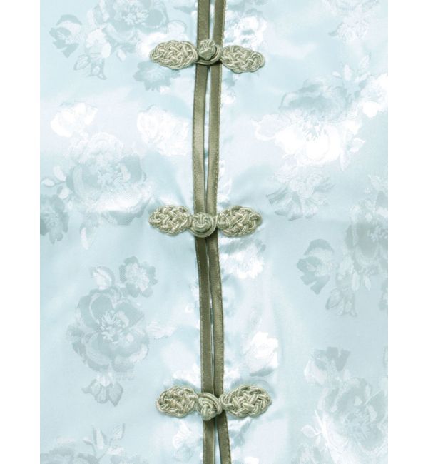 jouetie「ハーフスリーブショルダーフリルショートチャイナシャツ」|シャツ・ブラウス|