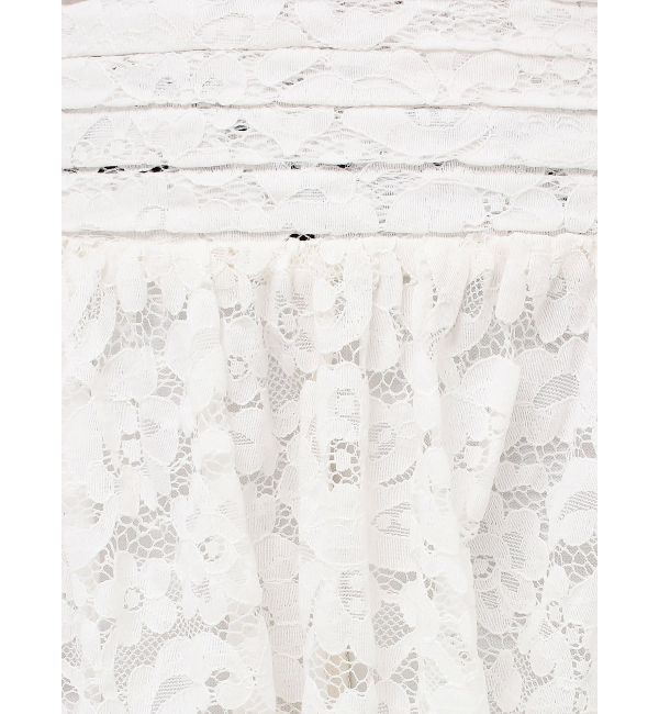 jouetie「アシメドレープフリルレースミニスカート」|スカート|