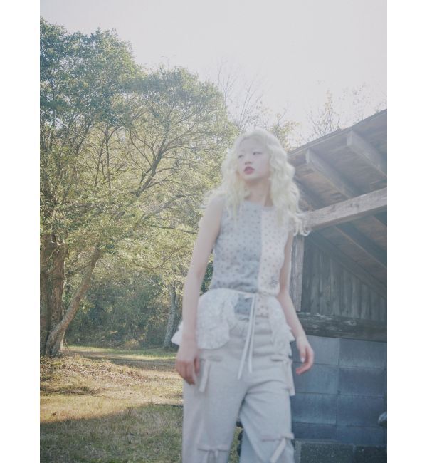 merry jenny「floral&times;floralカットタンクトップ」|タンクトップ|