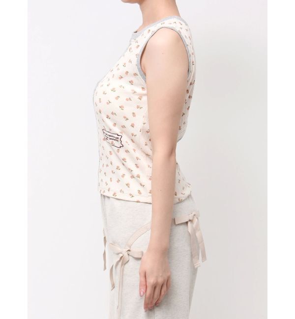 merry jenny「floral&times;floralカットタンクトップ」|タンクトップ|