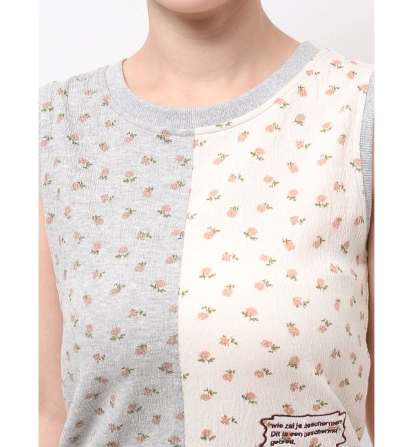 merry jenny「floral&times;floralカットタンクトップ」|タンクトップ|