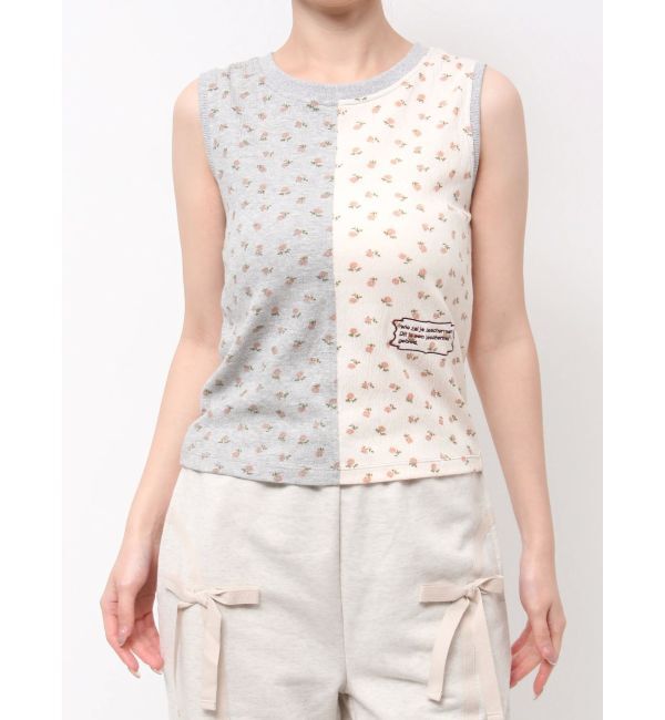 merry jenny「floral&times;floralカットタンクトップ」|タンクトップ|