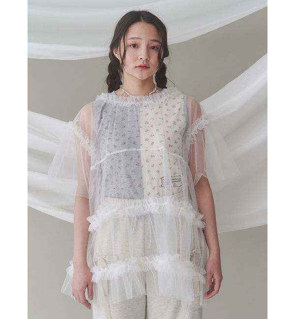 merry jenny「floral&times;floralカットタンクトップ」|タンクトップ|