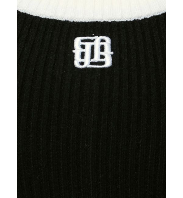 GYDA「GYGYバイカラーニットトップス」|ニット・セーター|