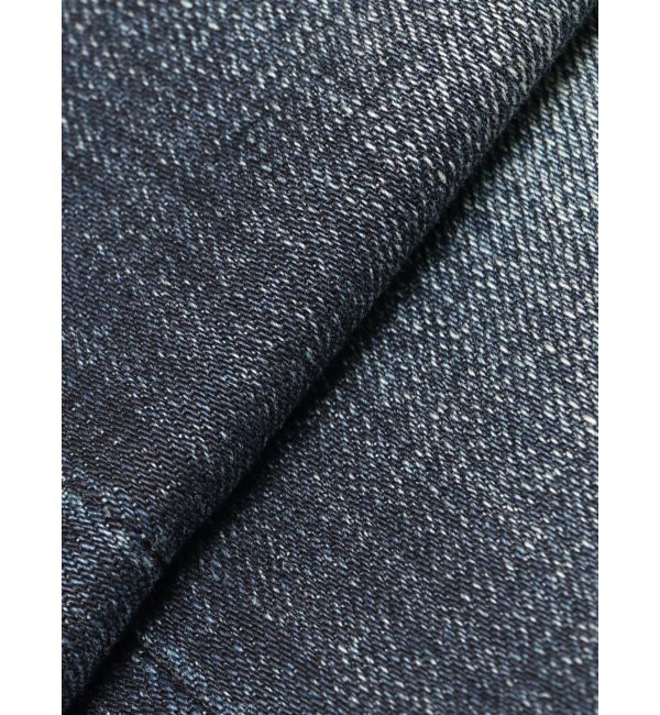 GYDA「ハイウエストウエストクロススキニーデニムパンツ」|デニム|