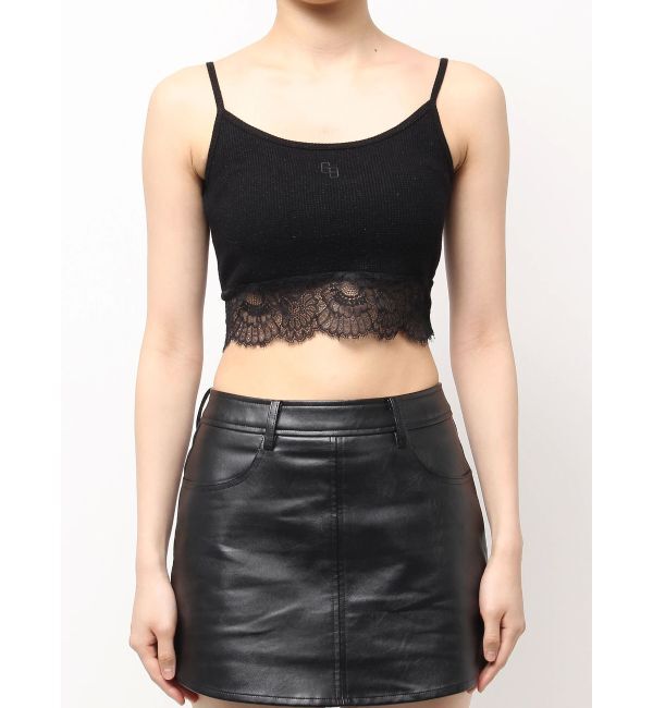 GYDA「GGラメワッフルレースビスチェ」|キャミソール|