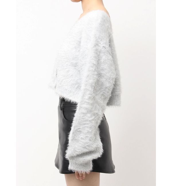 GYDA「ラメシャギーニットカーディガン」|カーディガン|