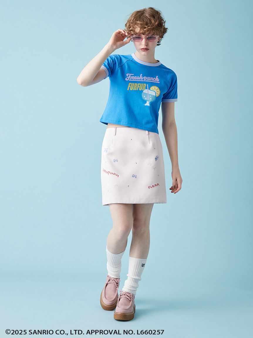FURFUR「FRESH PUNCH 刺繍スカート」|スカート|