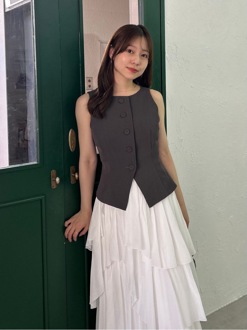 FRAY I.D「シアーティアードスカート」|スカート|