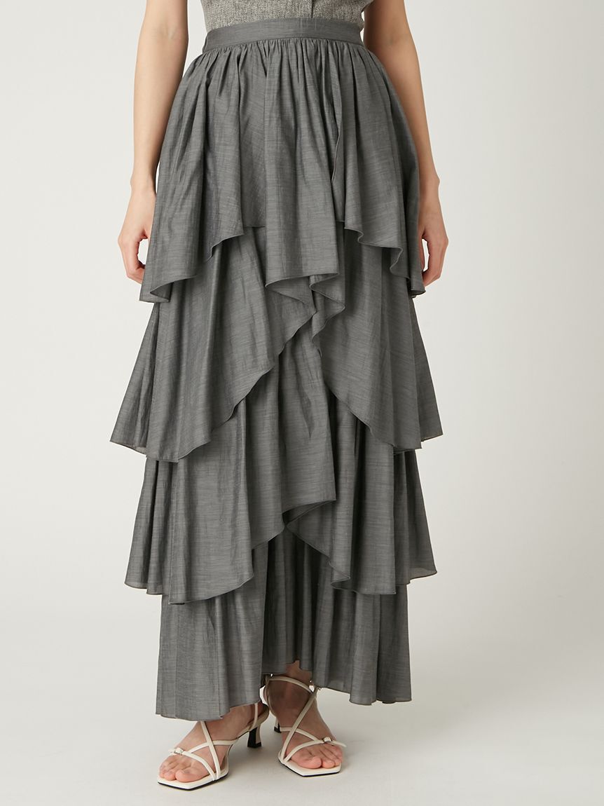 FRAY I.D「シアーティアードスカート」|スカート|