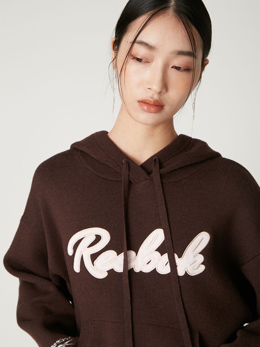 FRAY I.D「【Reebok&times; FRAY I.D】サテンロゴニットフーディー」|パーカー|