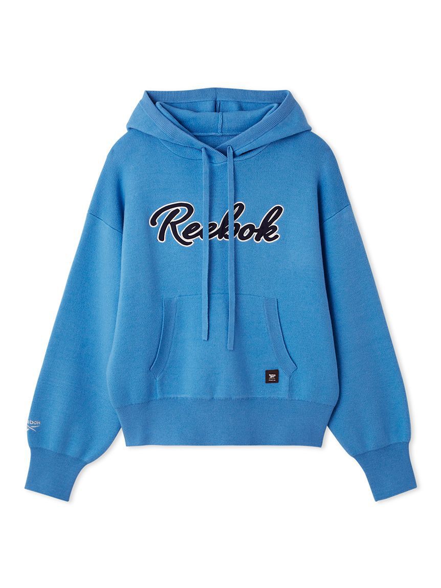 FRAY I.D「【Reebok&times; FRAY I.D】サテンロゴニットフーディー」|パーカー|BLU